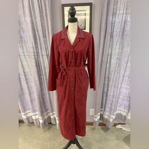 Vintage Nancy Michaels Long Suede Coat